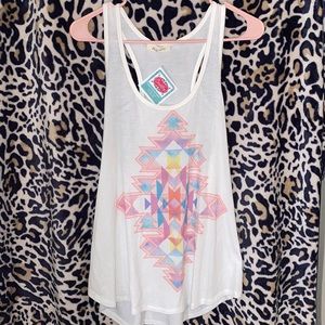 Brand new aztec tank top